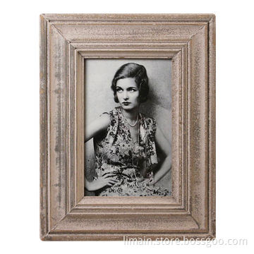 Wooden Photo Frame, 18 x 23, 25.5 x 20.5cm, Freestanding